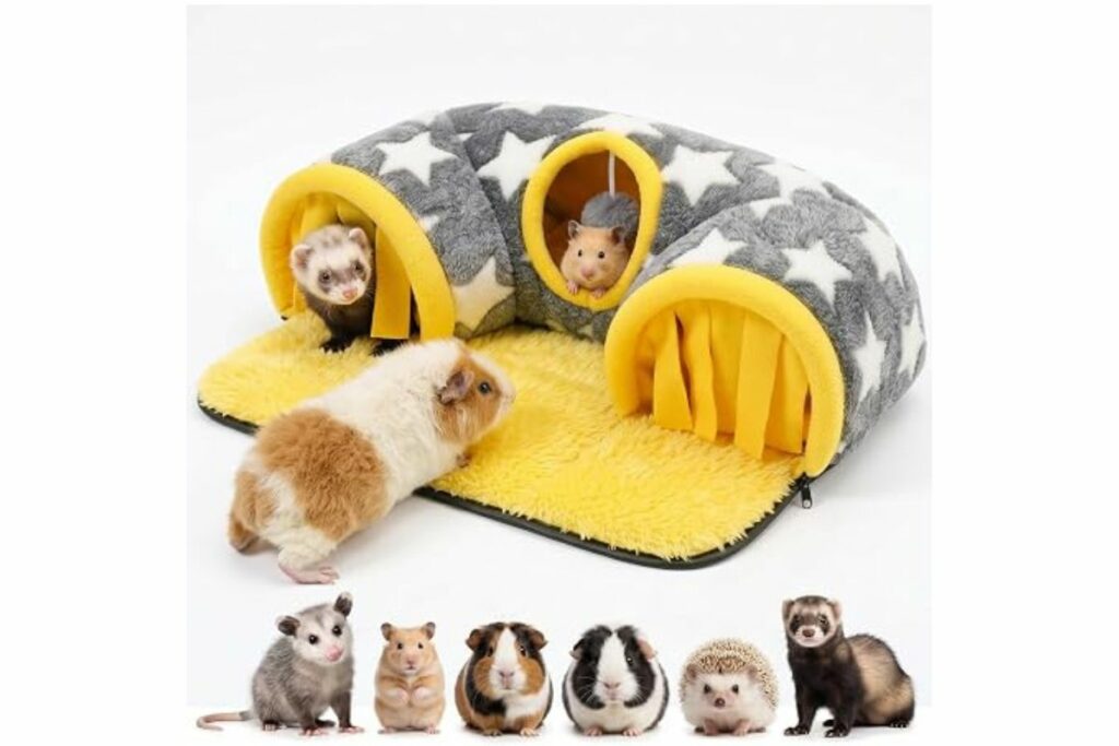 Avont Guinea Pig Tunnel, Small Animal Hideaway Tube Toy / Amazon