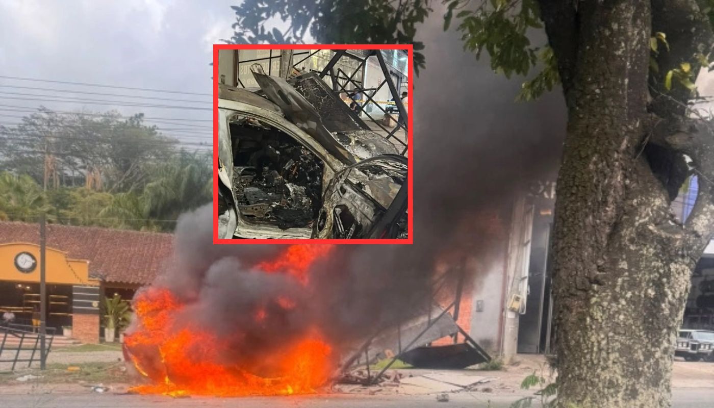 Pánico en caravana fúnebre por ataque a tiros que terminó en grave accidente e incendio