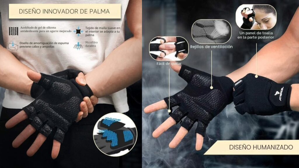 Guantes para entrenamiento (Amazon)