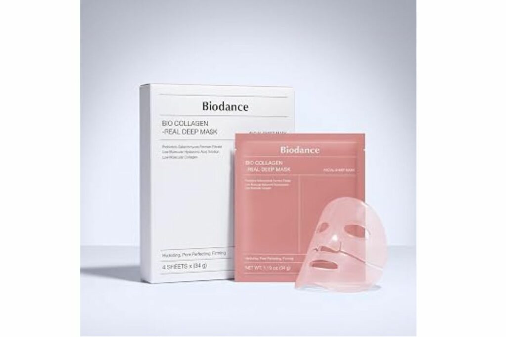BIODANCE Bio-Colágeno Real Deep Mask para Hidratar y Rellenar (4ea) / Amazon