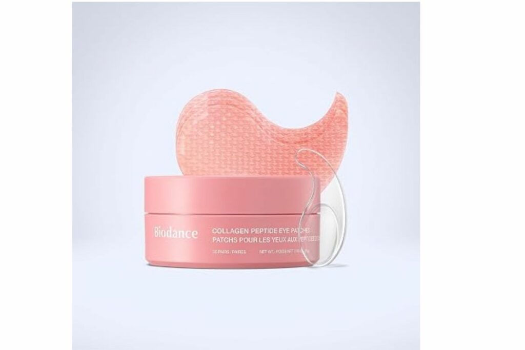 BIODANCE Parches de péptido de colágeno para los ojos, parches antiarrugas y líneas sonrientes para la cara, máscara debajo de los ojos para líneas finas y bolsas de ojos / Amazon