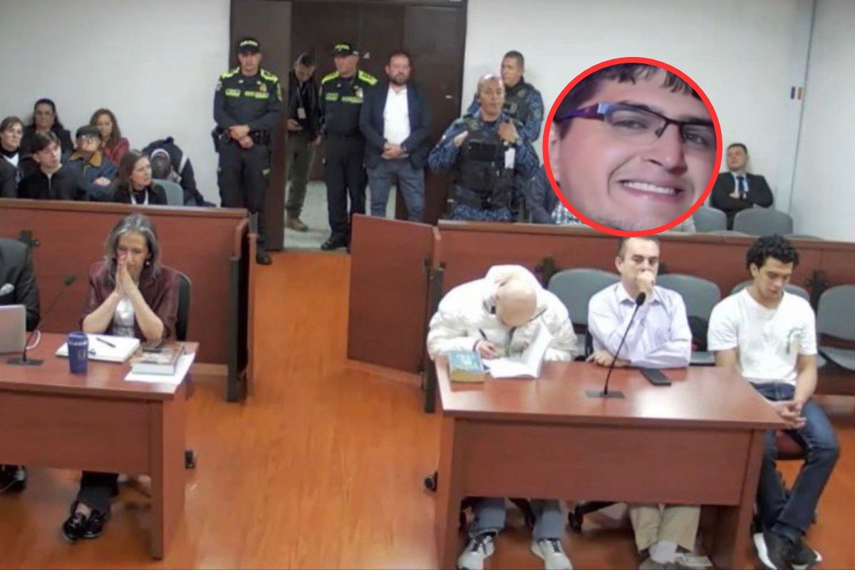 Momento de la condena de los señalados asesinos de Jaime Esteban Moreno en Bogotá