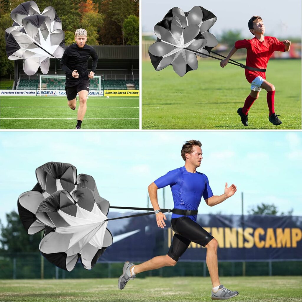 Paracaídas de entrenamiento. 