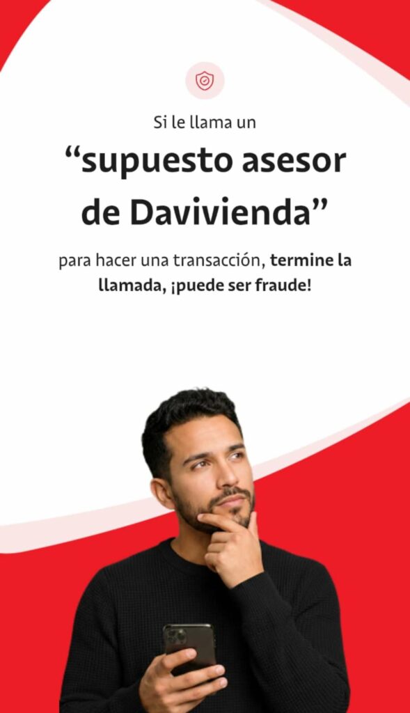 Alerta de Davivienda por llamadas / Banco Davivienda