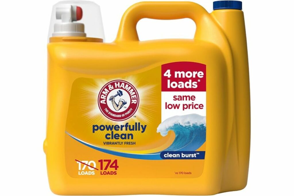 ARM & HAMMER Detergente líquido para ropa, aroma Clean Burst, 174 onzas / Amazon