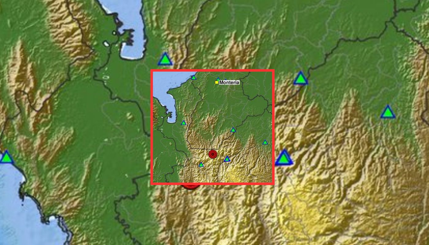Temblor hoy en Colombia sismo de magnitud 3,9 sacudió a Ituango, Antioquia