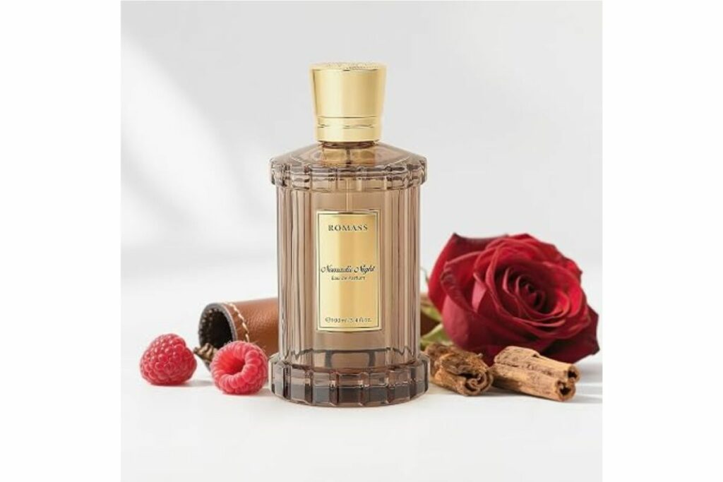Nomadic Night - Perfume unisex de larga duración Oud – 3.4 onzas fluidas Eau de Parfum, aroma cálido a madera con aroma ahumado y salvia del desierto, rosa y frambuesa, regalo para hombres y mujeres / Amazon