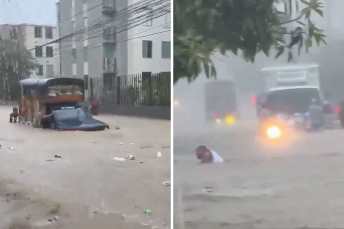 Inundaciones en Santa Marta por aguacero