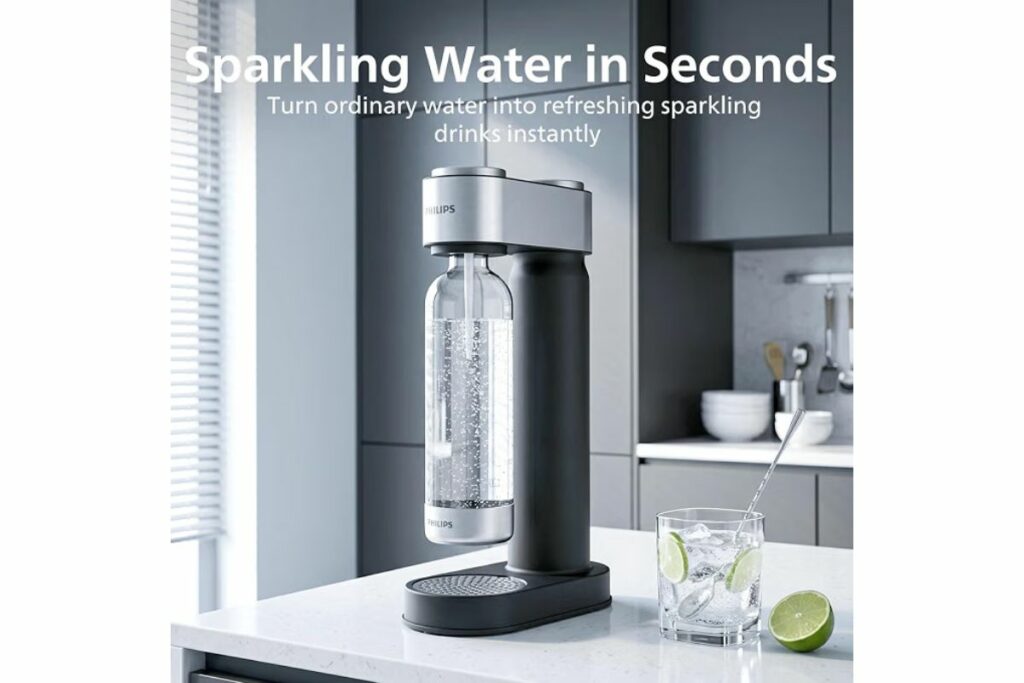 Philips Máquina de flujo de agua con gas y soda, ADD4902BKOQ/37 / Amazon
