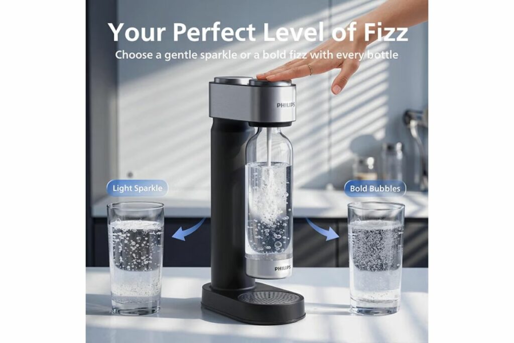 Philips Máquina de flujo de agua con gas y soda, ADD4902BKOQ/37 / Amazon