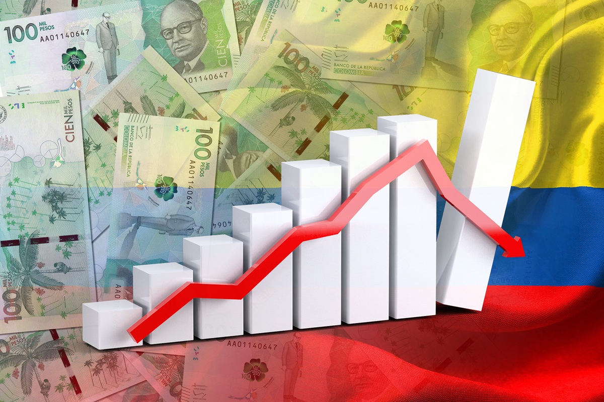 La economía de Colombia prende las alarmas: pasó de crecer 4,28 % a caer