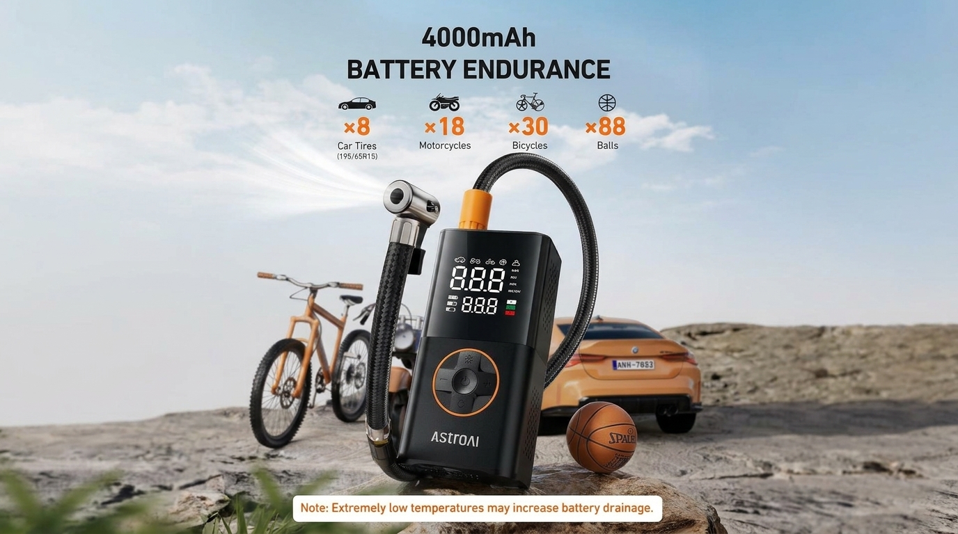 Inflador de llantas para carro: precio y característica del AstroAI L7 en Amazon