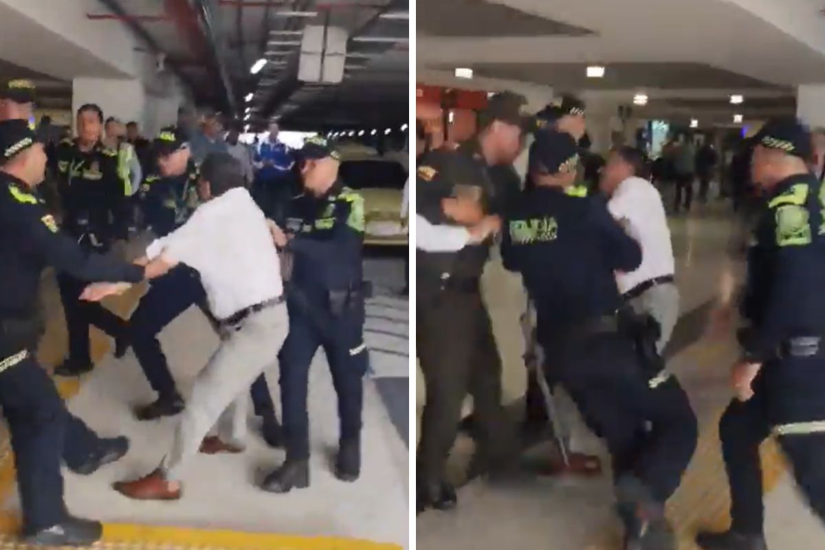 Hugo Ospina explicó por qué la Policía se lo llevó a la fuerza en aeropuerto