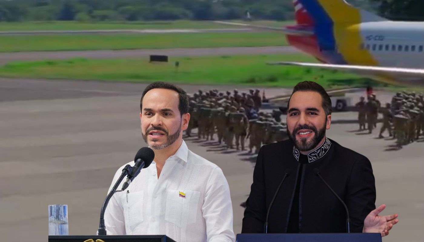 ¿Qué hacía avión colombiano en El Salvador Video expone apoyo a ese país