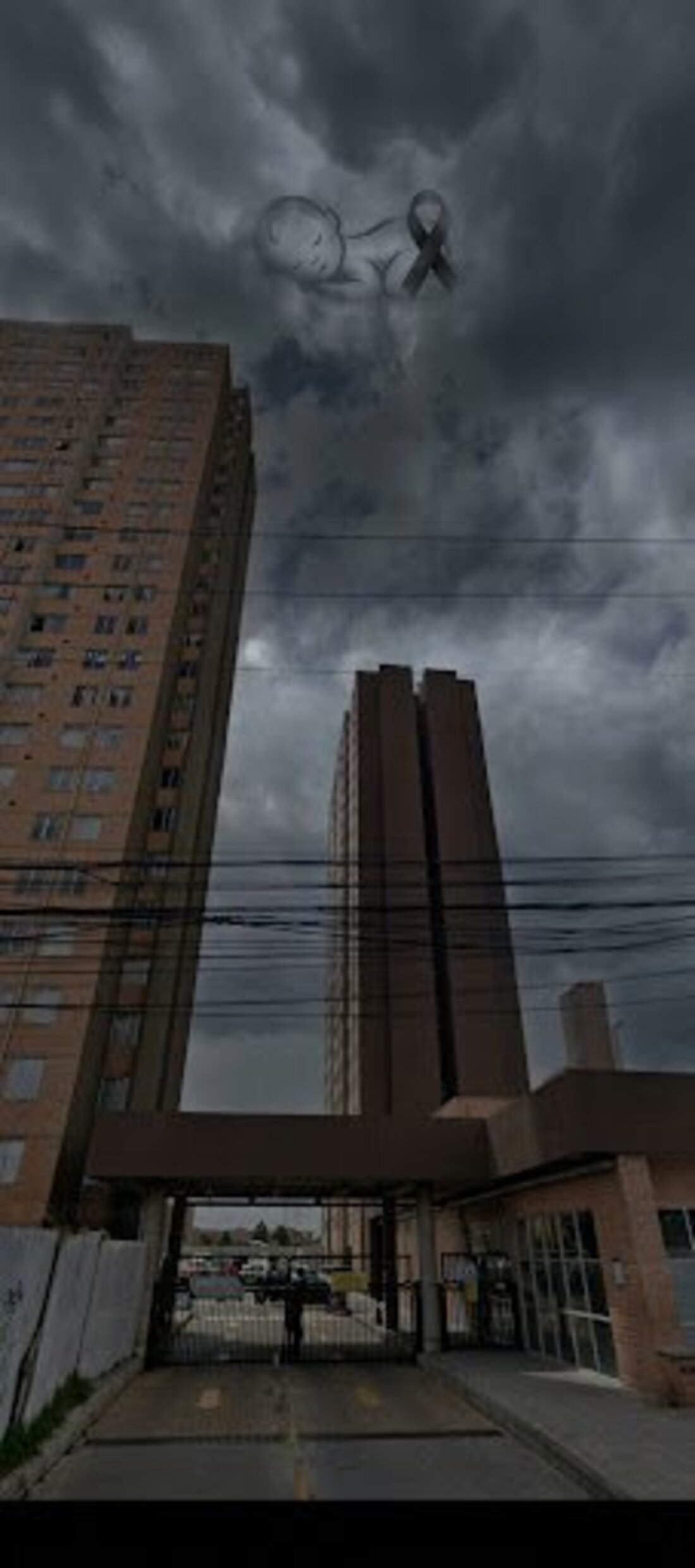 En este edificio de Bosa, sur de Bogotá, habría fallecido un niño