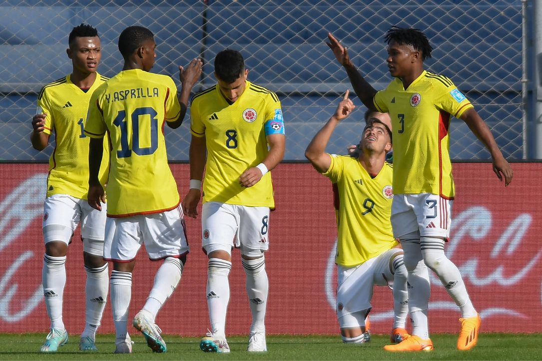 Foto de jugadores del seleccionado nacional, en galería de Tomás Ángel y Óscar Cortés con Colombia en Mundial Sub-20: qué récord hicieron