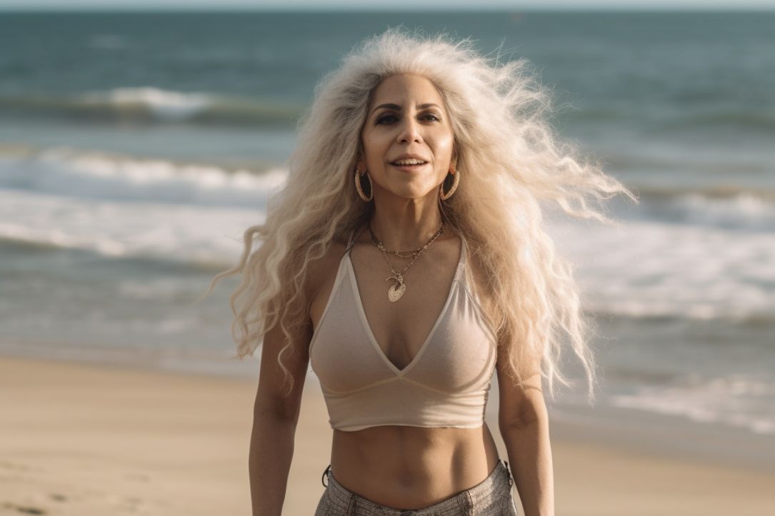 Shakira luciendo increíble en sus vacaciones a los 70 años