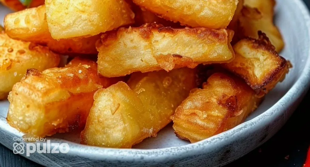 Conozca cómo hacer yuca frita en la freidora de aire para que quede deliciosa por dentro y crujiente por fuera. No necesita muchos ingredientes.
