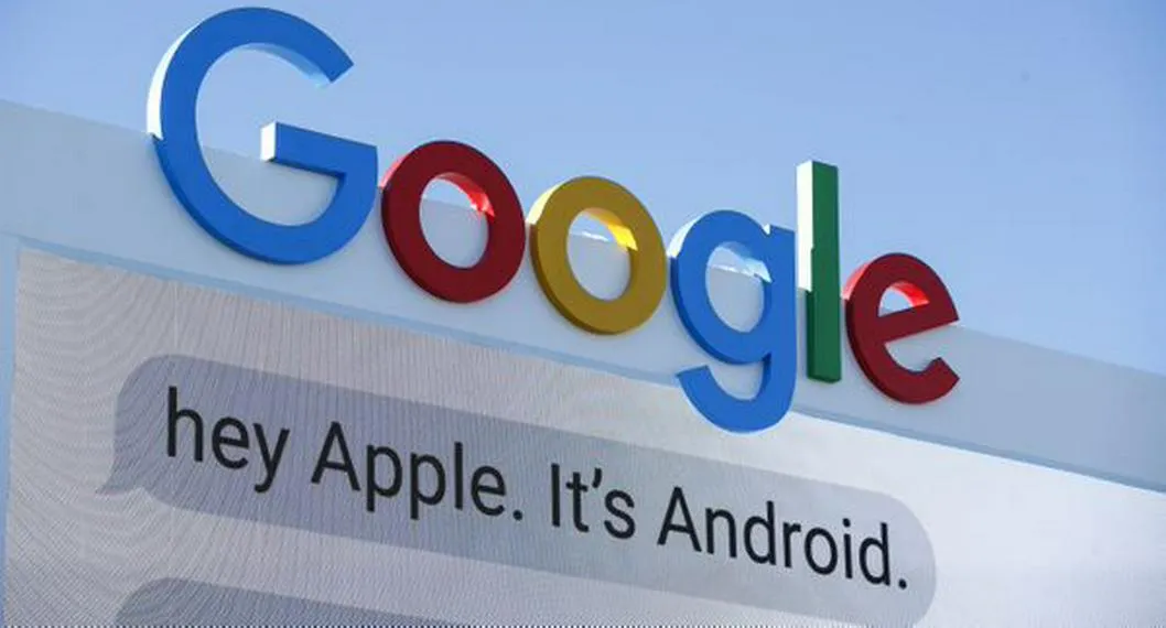 Logo de Google en fachada de la empresa.