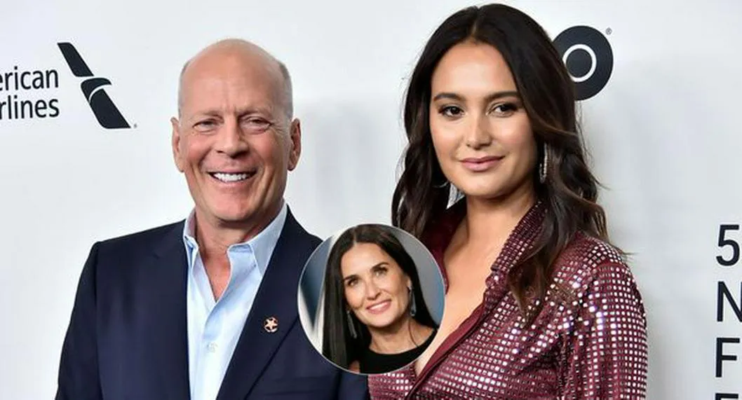 Esposa de Bruce Willis desmiente que Demi Moore se irá a vivir con ellos