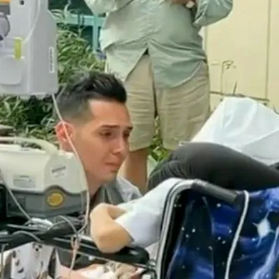 [Video] Conmovedor reencuentro en EE. UU. entre papá colombiano e hijo con cáncer terminal