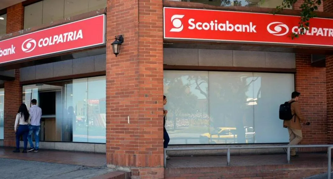 Scotiabank Colpatria: nuevo cobro de tasas de interés para tarjetas de crédito de ese banco, frente a las de Bancolombia.