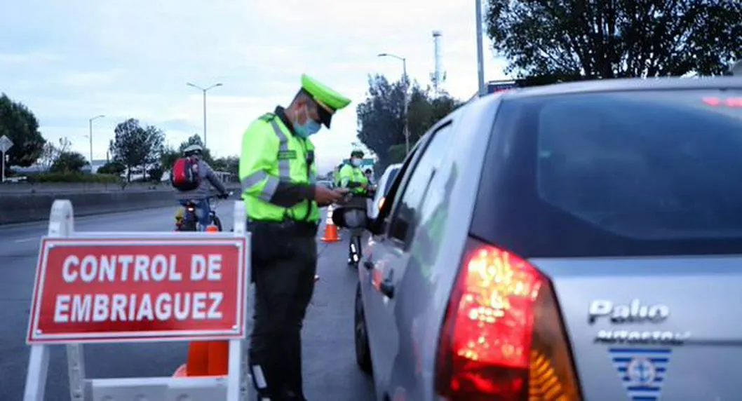 Policía ha multado a 361 conductores por manejar en estado de embriaguez en Bogotá