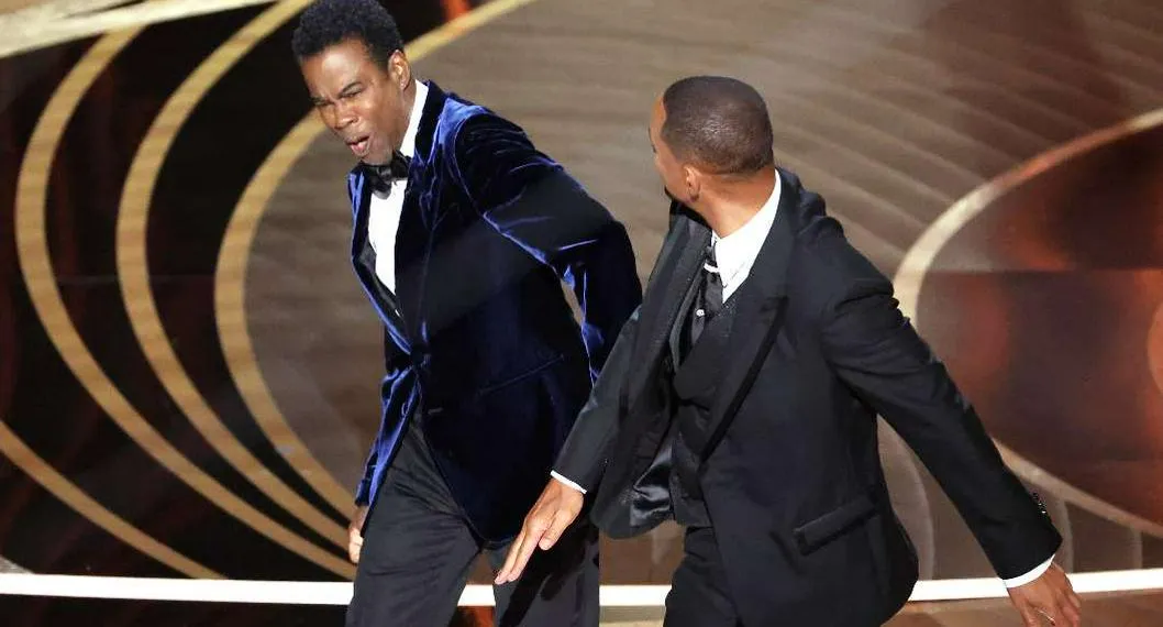 Foto de Chris Rock y Will Smith, en nota de Premios Óscar 2023: a Will Smith le dieron golpe en el arranque de ceremonia
