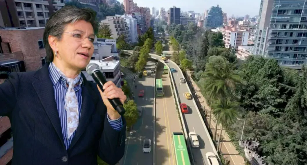 Este domingo, la alcaldesa Claudia López apareció en Noticias Caracol, RCN, Citytv, para explicar las obras del corredor verde en la Séptima.