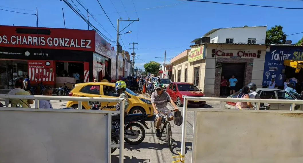 Motos en Valledupar ya pueden circular con normalidad en el centro de la ciudad