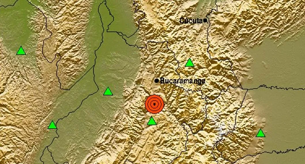 Mapa de temblor hoy en Colombia: 13 de marzo de 2023; 3,7 grados en Los Santos, Santander