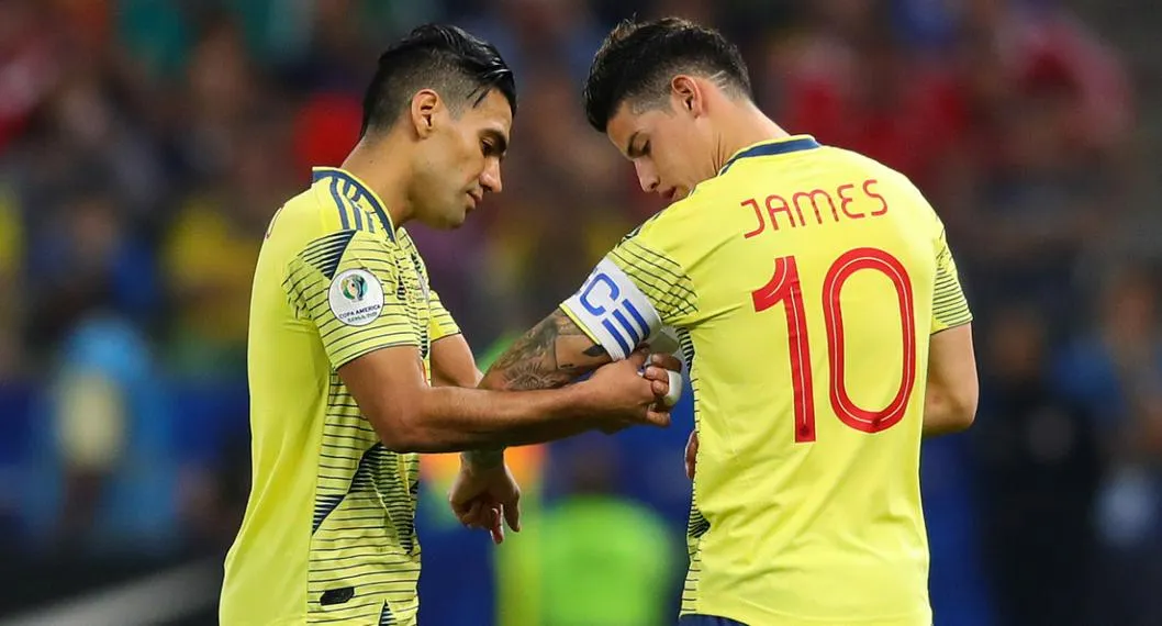 Falcao y James Rodríguez, a propósito de la nueva convocatoria de la Selección Colombia.