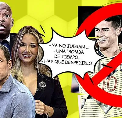 Periodistas y exjugadores de ESPN atacaron y criticaron la última convocatoria de la Selección Colombia, encabezada por James Rodríguez y Falcao García.