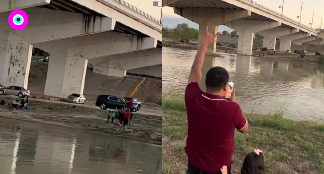 Una pareja de migrantes conmovió y son virales en redes al reencontrarse con su familia en la frontera entre Estados Unidos y México. Vea el video.