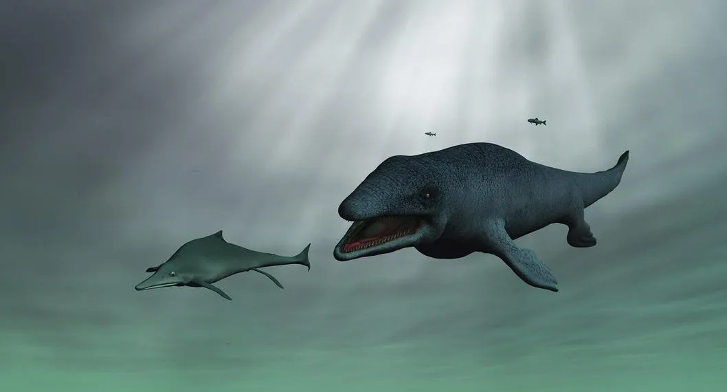 Paleontólogos explicaron que esta especie de animales terrestres fue una de las primeras en adaptarse a la vida en el mar abierto. 