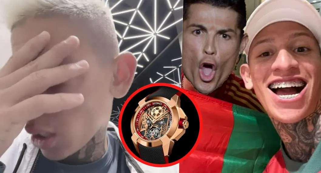 La Liendra, sorprendido con precio de reloj de Cristiano Ronaldo en Dubái