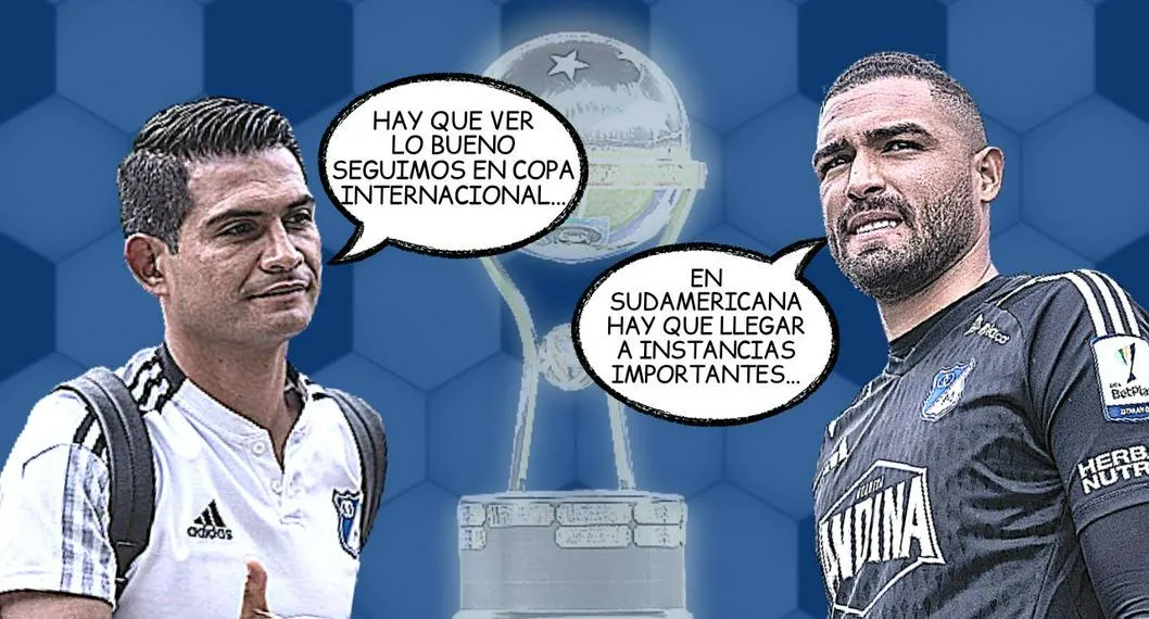 David Macalister y Álvaro Montero, de Millonarios, hablaron sobre la eliminación en Libertadores y su cupo a Copa Sudamericana.