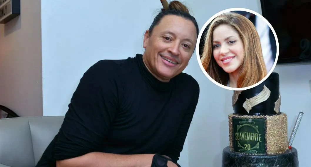 Fotos de Elvis Crespo y Shakira, en nota del cantante que quedó como la colombiana por nueva imagen, dicen burlas en redes (video).