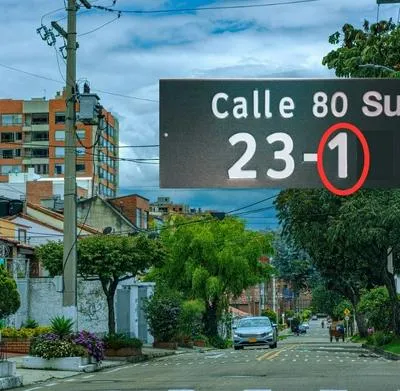 Qué significa último número de direcciones de casas y apartamentos en  Colombia