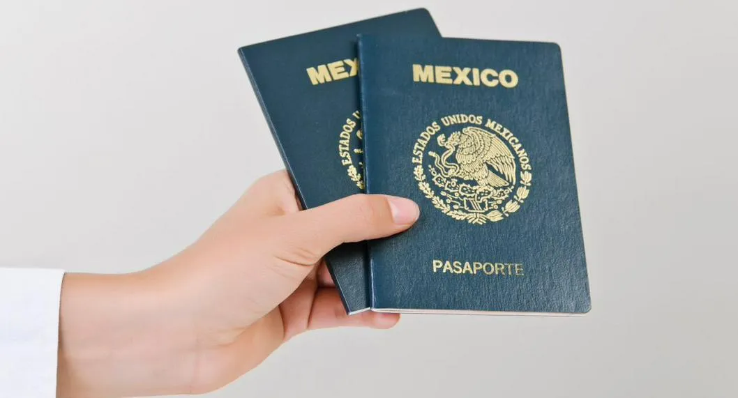 Foto de pasaporte mexicano a propósito de qué países les exigen visa los mexicanos en 2023