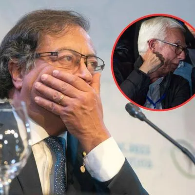 Foto de Gustavo Petro a propósito de palabras de Jorge Enrique Robledo sobre reforma política
