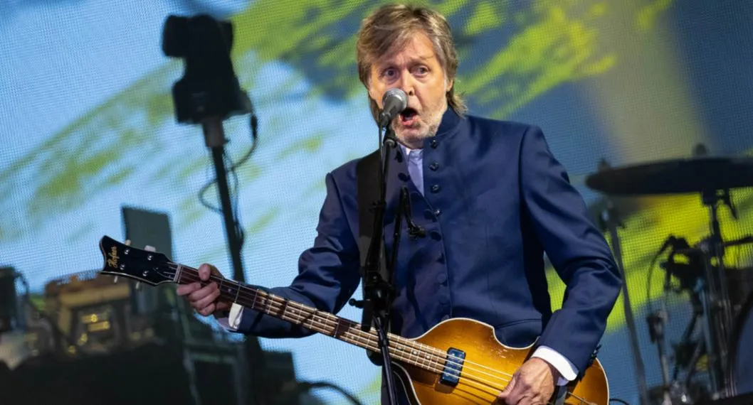 Paul McCartney, a propósito del concierto que haría en Bogotá.