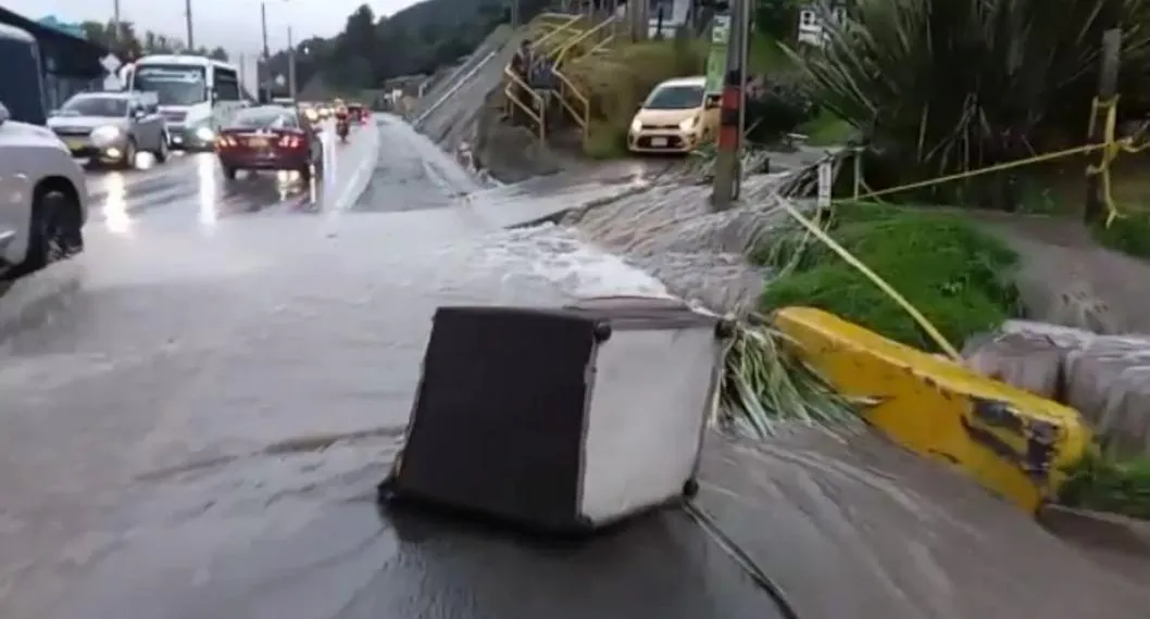 Emergencias por lluvias en Cundinamarca: videos de inundaciones y deslizamientos por cuenta de las lluvias