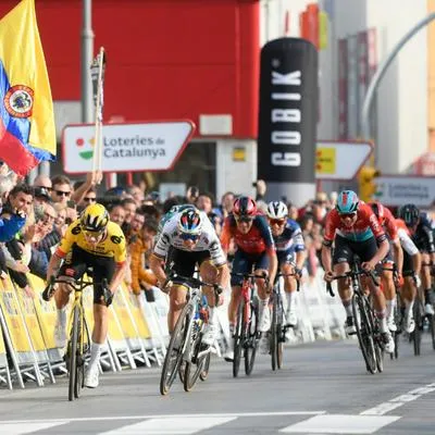 Primoz Roglic ganó la primera etapa de la Vuelta a Cataluña.