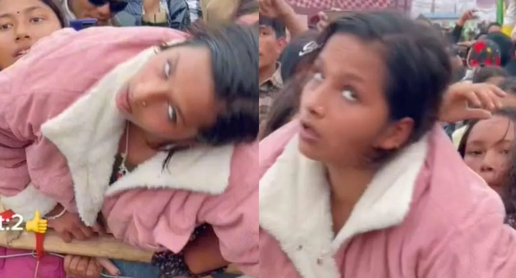 Fotos de joven que se viralizó, en nota de TikTok: mujer como "poseída" por actitud en concierto en Nepal fue viral (video)