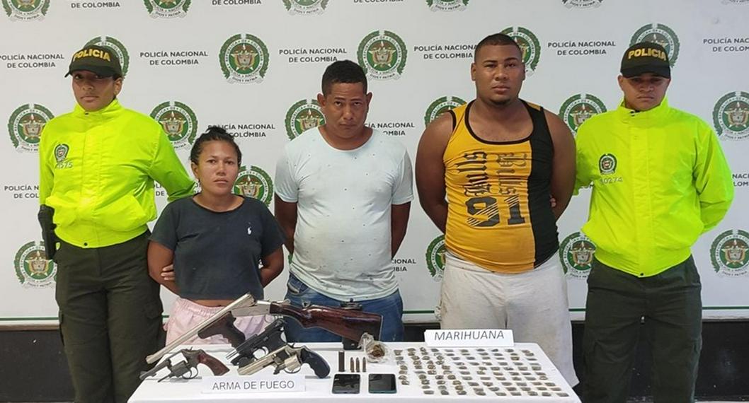 Capturaron a tres personas en Valledupar por tener un arsenal de armas