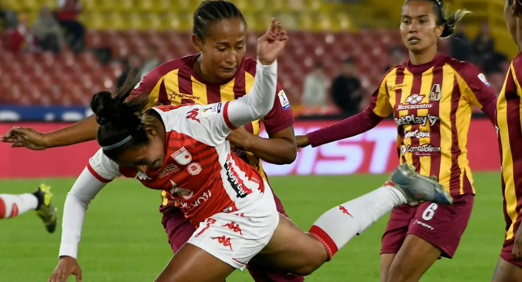 Tolima sigue en crisis en Liga Femenina, fue goleado 5-0 por Santa Fe y se hunde