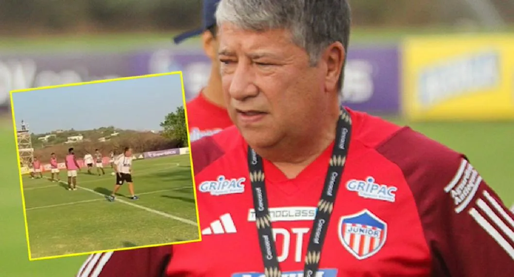 'Bolillo' Gómez cogió rabia con los jugadores del Junior.