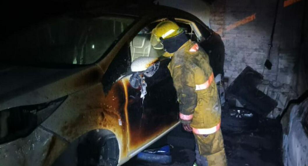 Incendio de taller automotriz en Valledupar