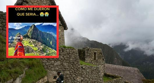 Foto de Machu Picchu a propósito de 'tiktoker' que no pudo ver nada por la neblina